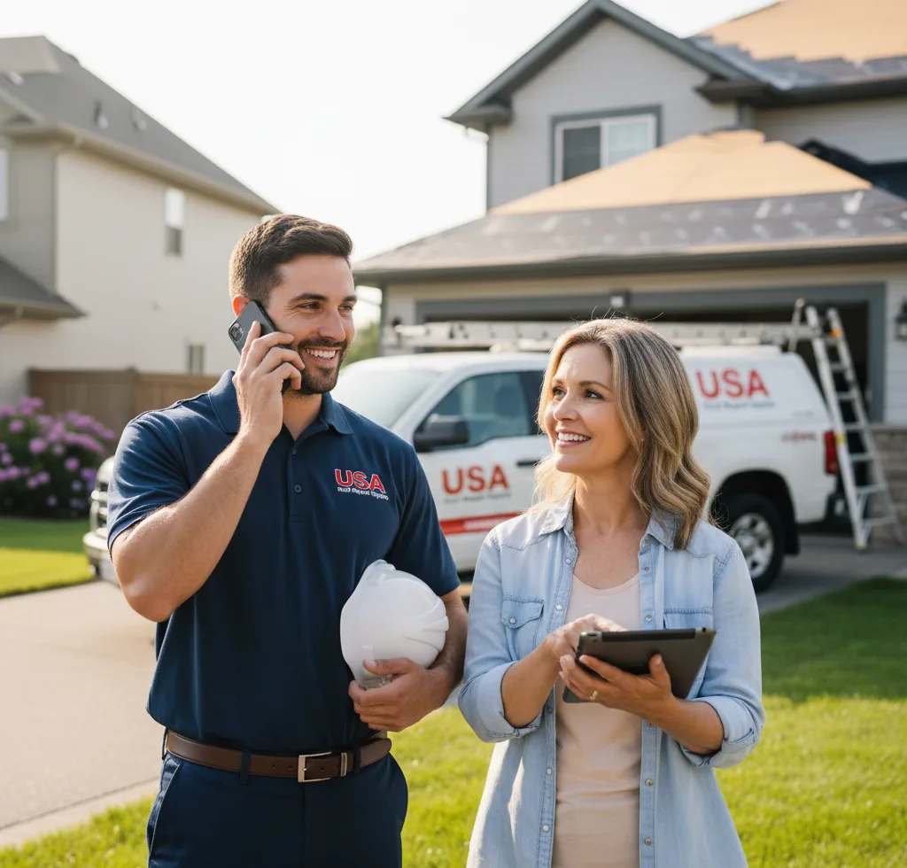 USA Roof Repair Experts customer support in Livonia